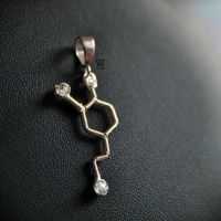 AGAM biżuteria molekuły Dopamina