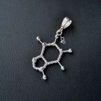 kofeina CHEMOLE Biżuteria chemiczna molekularna